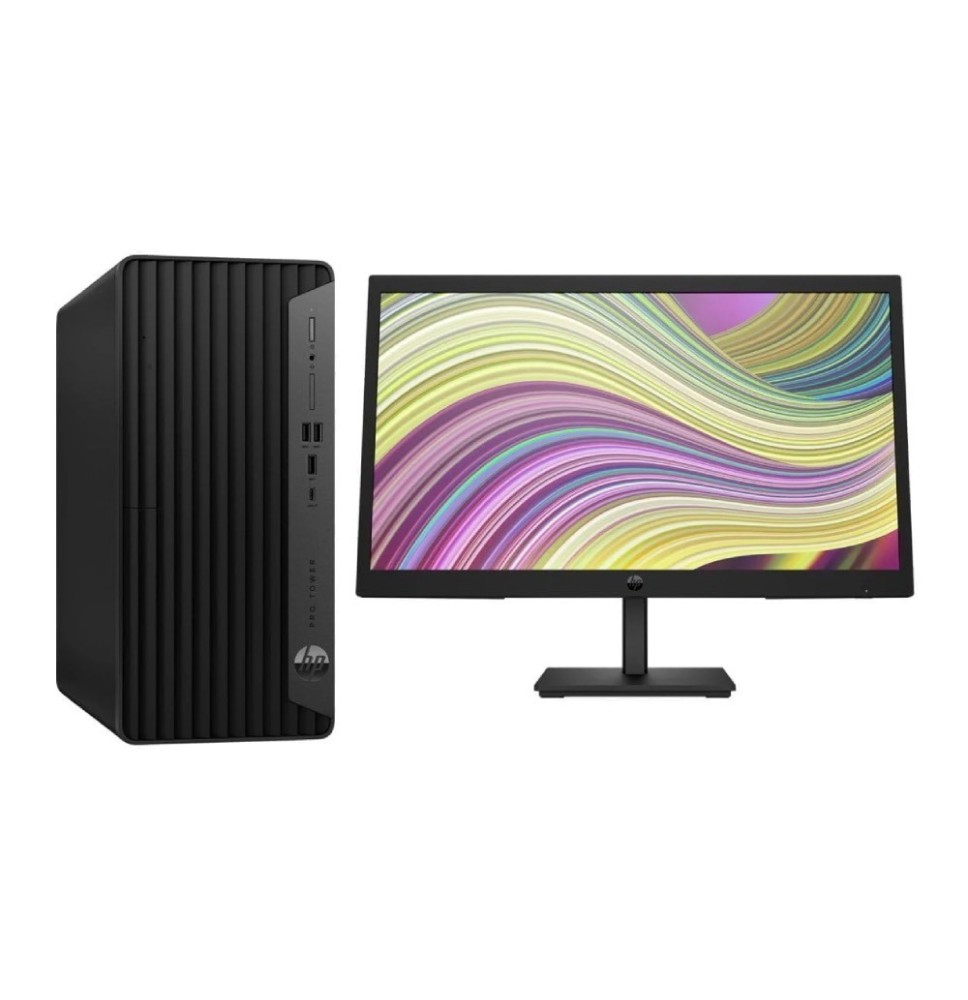 Ordinateur bureau HP ProDesk 400 G9 - Intel Core i5-12500 - 8GB RAM - 512GB SSD - Écran 22 pouces P22v - FreeDOS