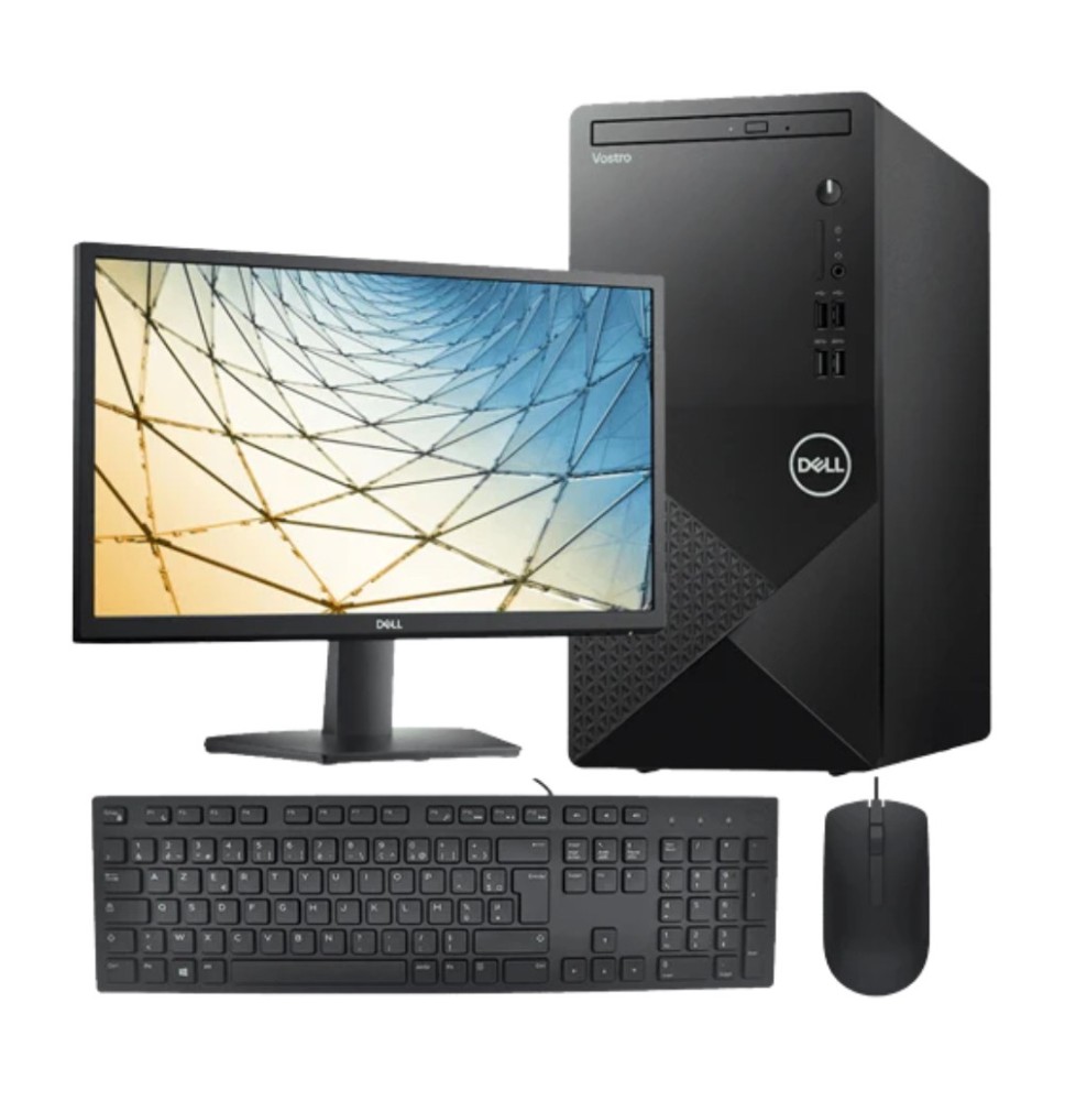 Ordinateur bureau Dell Vostro 3910 - Intel Core i7-12700 - 4GB RAM - 1000GB HDD - Écran 22 pouces - FreeDOS